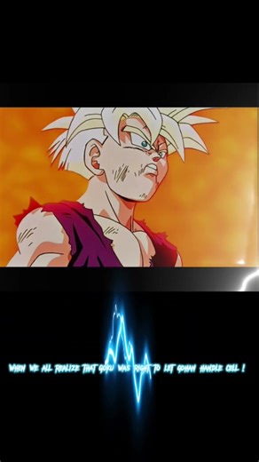 Goku was right ! #dragonballz #gohanss2 #gohanvscell #anime #animeshorts #animepodcast