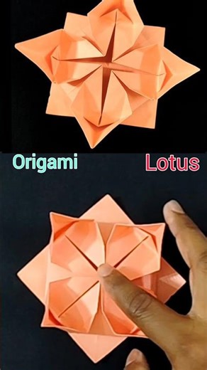 🏵️How to make an Origami Lotus 🏵️
