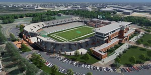 Fresh renderings: Charlotte 49ers move forward with football stadium expansion