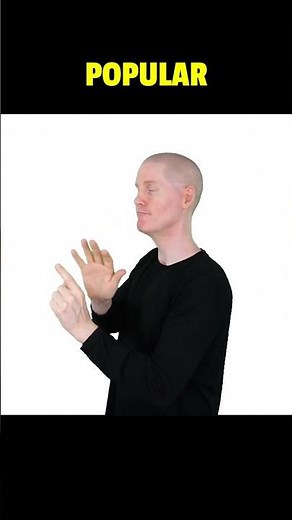 How To Sign POPULAR in ASL | American Sign Language | Basic ASL Signs For Beginners