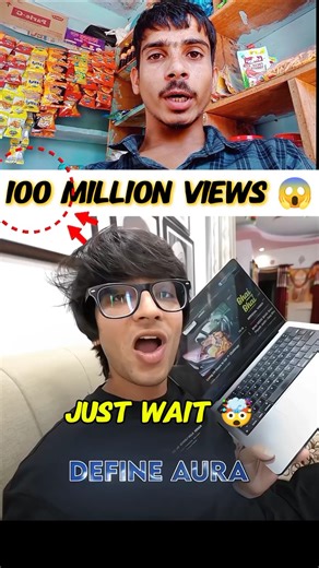 100 Million views on YouTube ☠️😱✅ #souravjoshivlogsfanclub #shouravjoshivlogs #vlog