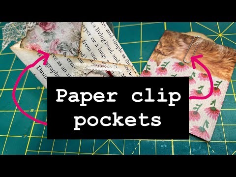 LITTLE CLIP-ON POCKETS– put them anywhere! ~ #junkjournalideas