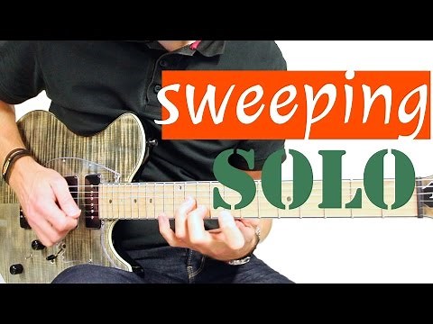 Roo - SWEEPING SOLO (TABS) in the style of Marty Friedman