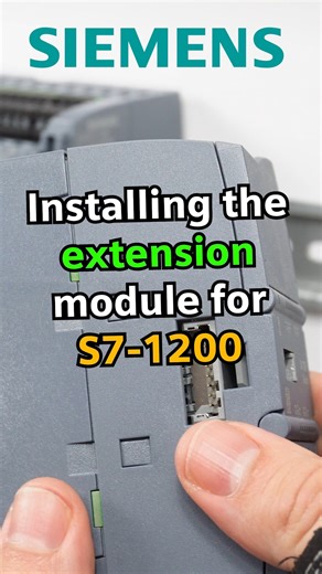 8.6K views · 144 reactions | Installing extension modules for Siemens S7-1200 #plc #automation #programming #fyp #egineering #electric | ControlByte Automation | Facebook