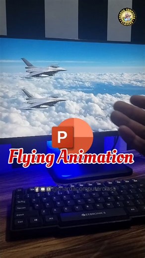 138K views · 824 reactions | ✈️ PowerPoint में Flying Jet Animation बनाएं | Fighter Plane Sky Animation Tutorial  #reels #computer #viral #rafal #flying #airport #ppt #slide #powerpoint | Aniket Kumar | Facebook