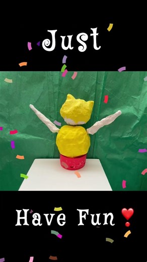 Easy Papier Mâché Kitty Cat Shape Simple Start Armature Fun!