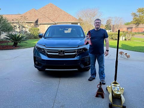 2016-2022 Honda Pilot Jack Points and How to Jack Up Vehicle