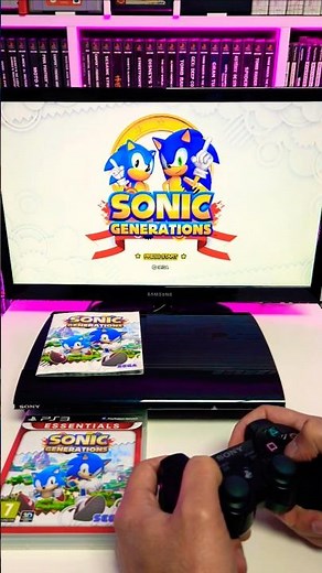 PS3 Super Slim Sonic Generations Gameplay