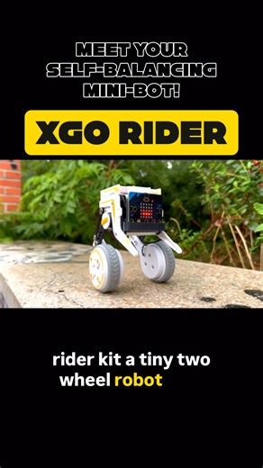 An Interesting Mini Robot: XGO Rider #ai #robotics #engineering #coding #robots #newtech #gadgets