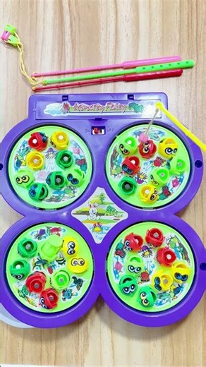 Unboxing Colorful Catching Game Board and Gentle Spin ASMR video #asmr