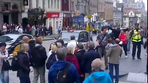 Fighting Hooligans Scotland Hibernian vs Hearts