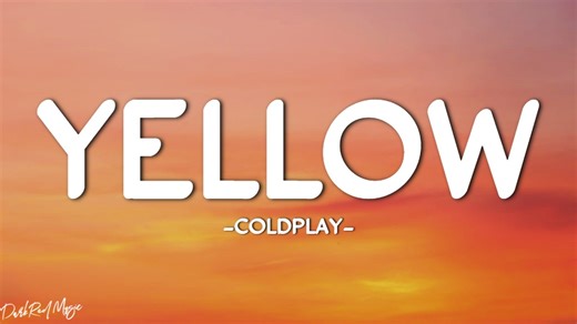 375K views · 17K reactions | Coldplay - Yellow (Lyrics) Happy VIEWING and LISTENING everyone! #Coldplay #Yellow #Lyrics Copyright issues: darkredmusicbussiness@gmail.com | DarkRed Music | Facebook