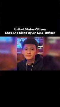 Ruben Ray Martinez Shot and Killed By An I.C.E. Officer | #usa #politics #ice #shooting #news