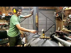 Blowing Steam Whistles On Compressed Air