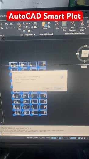 AutoCAD Smart Plot to PDF #autocad #autocadtips #cadauto #plottopdf #plot #shorts
