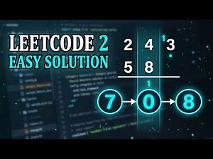 LeetCode 2: Add Two Numbers Solution in Python (Linked List Explained)
