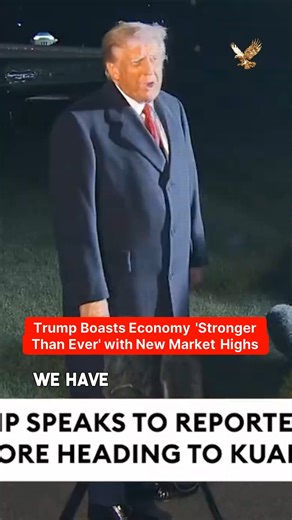 What does the future hold for the U.S. economy? With new stock market highs and promising financial indicators, President Trump confidently claims that the nation is on track to achieve unprecedented economic strength. Could this optimism signal a turning point for American businesses and investors? As he addresses reporters outside the White House, what insights can be gleaned about the potential for long-term growth and prosperity? Discover the perspectives that could shape the economic landsc