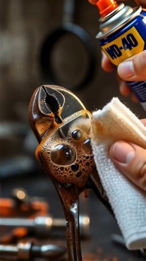Rusty Locking Pliers (Vice Grip) Restoration | WD-40 Rust Removal 🔧 | Tool Restore Studio