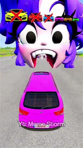 Big and Small Car vs Lily Lovebraids - BeamNG.Drive