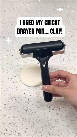 DIY Hack I Used My Cricut Brayer For… Clay! 👀