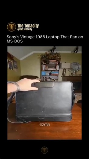 Tenacity | News | Facts | Wisdom on Instagram: "Back in 1986, Sony released the V5000 series laptop, marking its first big step into the personal computer market. Running on MS-DOS, this machine featured a dot-matrix display and dual 3.5-inch floppy disk drives — cutting-edge for its time. At a time when portable computers were rare and bulky, Sony’s move into laptops showed its early vision for the digital future. Before the sleek VAIOs and modern ultrabooks, there was this bold experiment — a
