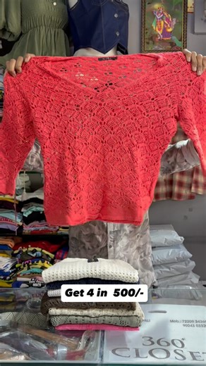 360 CLOSET - GIRLS WEAR on Instagram: "Warm Crosia Top 💕 #360closet #top #crosiatop #outfit"