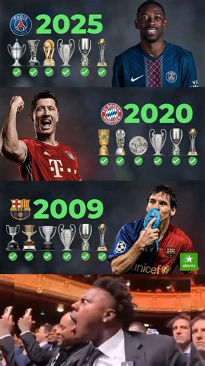 Paris becomes the 3rd team in history to achieve a sextuple.