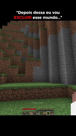 Nunca mais piso o pé nesse mundo… #minecraft #meme #minecraftmemes