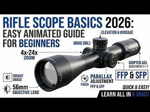 New to Rifle Scopes? Master the Basics FAST (3D Animated)