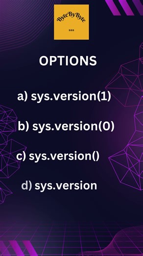 S9 How to find the version of Python