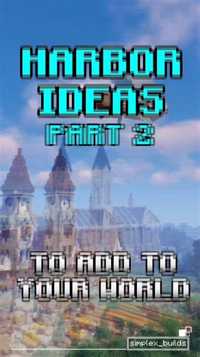 Creative Harbor Builds for Your Minecraft World!