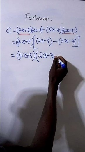 Comment factoriser une expression en un clin d’œil !