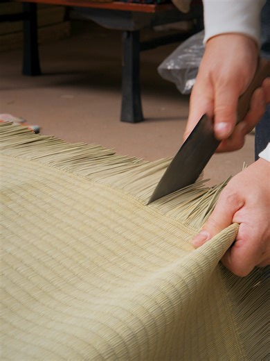 Tatami Making Skills from a 100-Year-Old Workshop