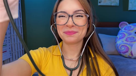 ASMR FAST & Aggressive Nurse Exam In Bed Medical Exam Cranial Nerve, Eye, Ear, P