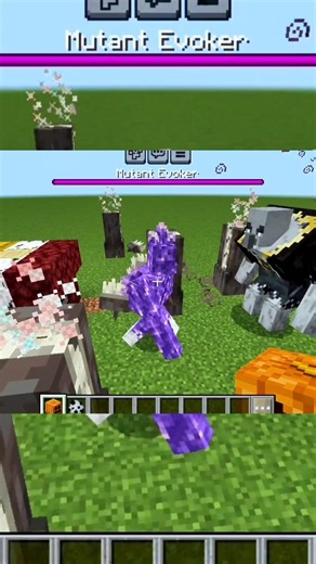 ALL BLOCK GOLEMS vs MUTANT EVOKER 💀 Who Will Survive? #minecraft #shorts
