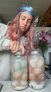 491K views · 7.5K reactions | Waterglassing eggs! The eggs cannot be washed- that takes off the protective layer that keeps them safe in the lime. You can add/take eggs as you need. The yolks do get runny but if you pop them in yhe fridge before you use them, they firm up and it’s just like a fresh egg! I think thats it! Happy preserving. #canningandpreserving #waterglassing #waterglassedeggs #homestead #urbanhomestead #foodstorage #hobbyfarm | Barefoot.mimosas | Facebook