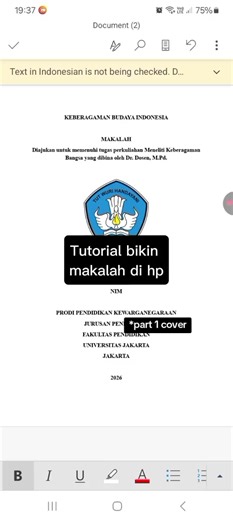 Tutorial Bikin Makalah di HP: Part 1