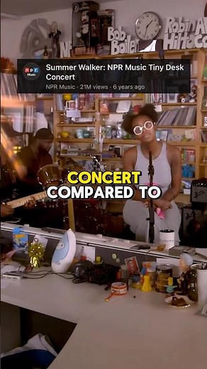 Tiny Desk vs. Original Songs: Summer Walker 🌻 #llusionmusic