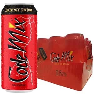 CODE MIX Classic Energy Drink | Amplified Attention, Focus and Performance | Elevate Your Energy | 135mg Caffeine | Taurine | Premium Ingredients | 12 Pack of 16 ounce Cans