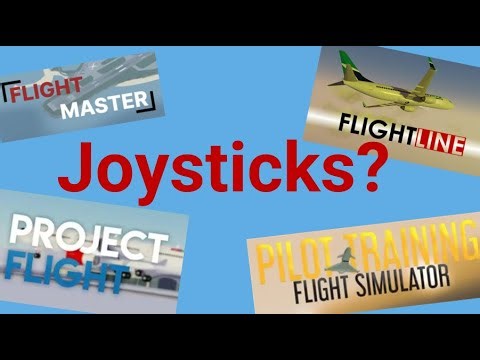How to use a joystick in Roblox flight sims