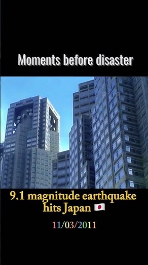 9.1 magnitude earthquake strikes japan in 2011 #disaster #earthquake #japan