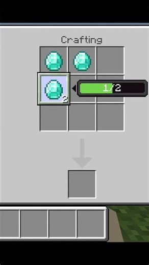 Minecraft me Craft a warrior axe #minecraft​ #mcpe​ #shorts​