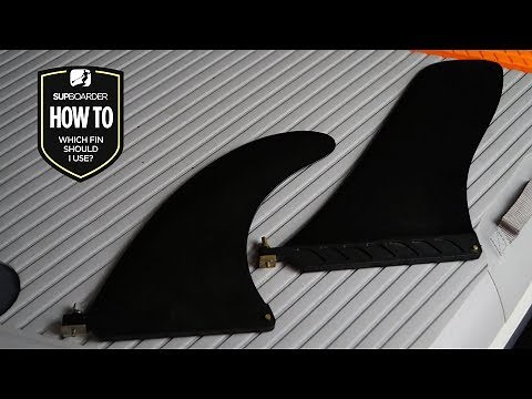 Which SUP fin should I use? Do you know the difference? / How to video