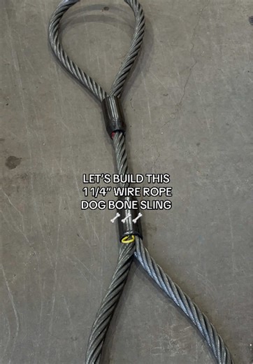 It’s not actually called a dog bone, it just looked exactly like it 😂 Josh learning the big dawg ropes! #wireropesling #wireroperigging #riggingequipment #wireropeslingpulltest #craneandriggingchains