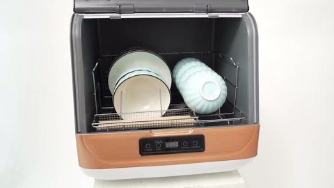 Portable Countertop Dishwasher Compact Mini Dishwasher with Large Capacity Cleans Up to 20 Dishes Easy Operation Touch Panel Three-in-One Wash Modes for Quick Standard Heavy Duty for Small Kitchens