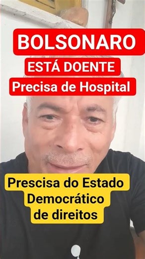 Bolsonaro is sick. He needs the democratic rule of law, human rights, the UN, the Brazilian Bar A...