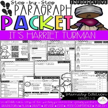 It's Harriet Tubman | Biography Paragraph Packet | Informational Writing | CKLA