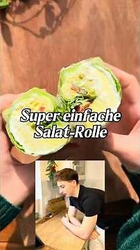 Super easy salad roll😮‍💨