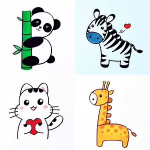 58K views · 491 reactions | Fun and Easy Animal Drawing Tutorial for Kids | Simple Drawings | Facebook