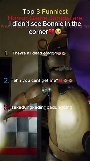 Ranking The Most Hilarious FNAF Jumpscare Moments 🤣 #gaming